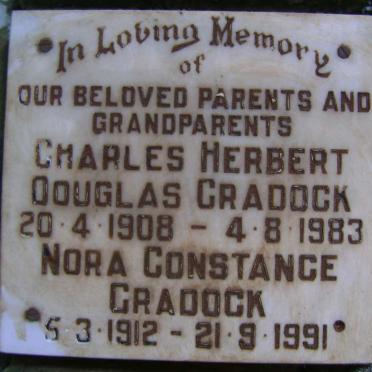CRADOCK Charles Herbert Douglas 1908-1983 &amp; Nora Constance 1912-1991