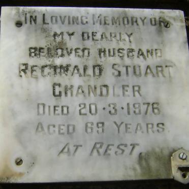 CHANDLER Reginald Stuart -1976