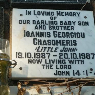 CHASOMERIS Ioannis Georgiou 1987-1987