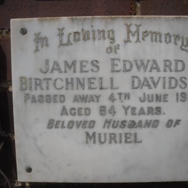 DAVIDSON James Edward Birtchnell -1967