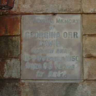 DAVIE Georgina Orr -1950