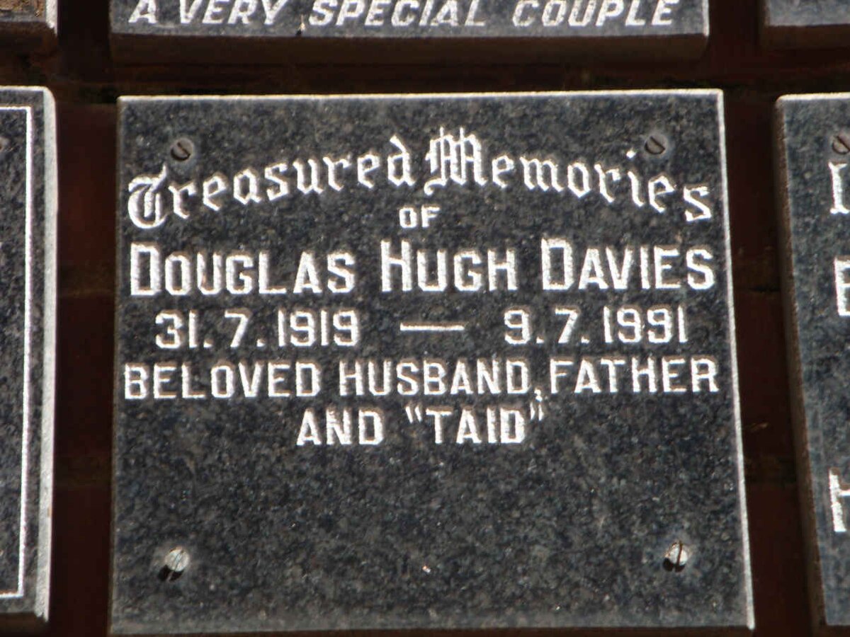 DAVIES Douglas Hugh 1919-1991