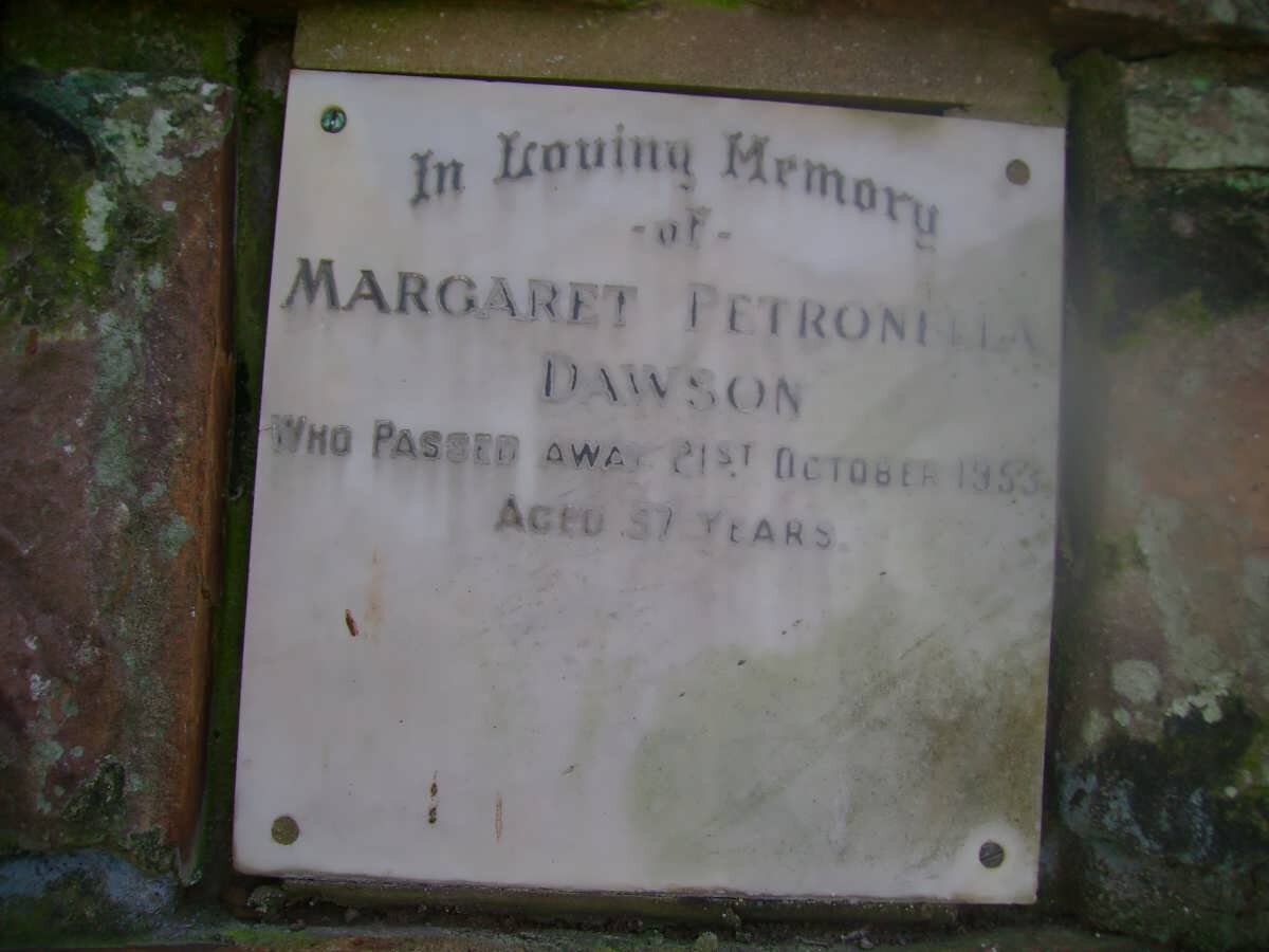 DAWSON Margaret Petronella -1953