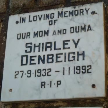 DENBEIGH Shirley 1932-1992