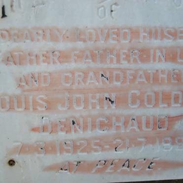 DENICHAUD Louis John Coldron 1925-1984