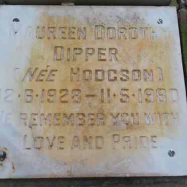 DIPPER Maureen Dorothy nee HODGSON 1928-1980