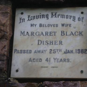 DISHER Margaret Black -1962