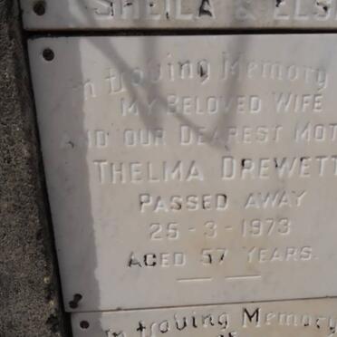 DREWETT Thelma -1973