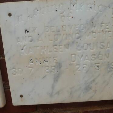 DYASON Kathleen Louisa Annie 1891-1973