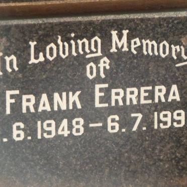ERRERA Frank 1948-1992