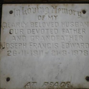 EDWARDS Joseph Francis 1911-1978