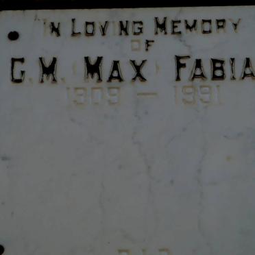 FABIAN G.M. 1909-1991
