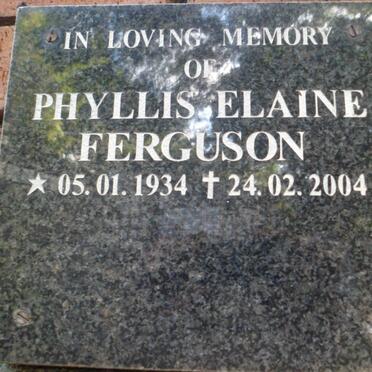 FERGUSON Phyllis Elaine 1934-2004