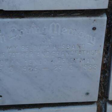 FELDTMAN Johan Hendrik 1925-1988