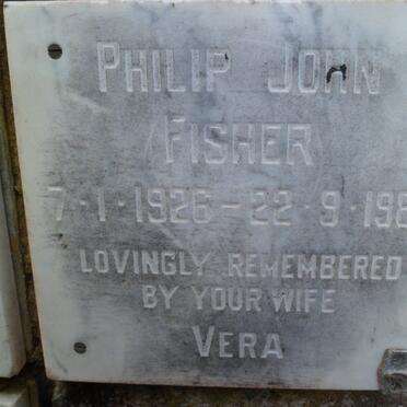 FISHER Philip John 1926-1986