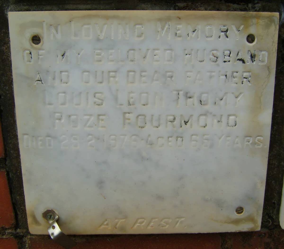 FOURMOND Louis Leon Thomy Roze -1976