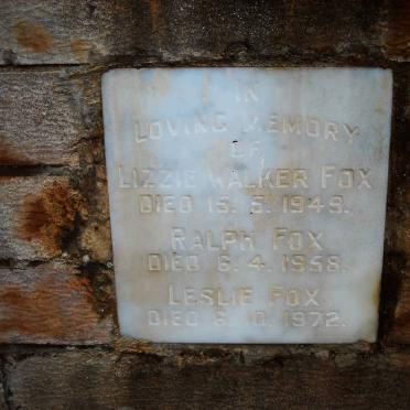 FOX Ralph -1958 :: FOX Lizzie Walker -4949 :: FOX Leslie -1972