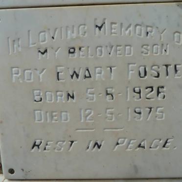 FOSTER Roy Ewart 1926-1975