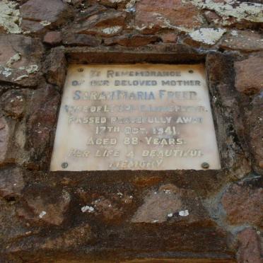 FREER Sarah Maria -1941