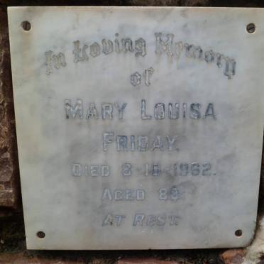 FRIDAY Mary Louisa -1962