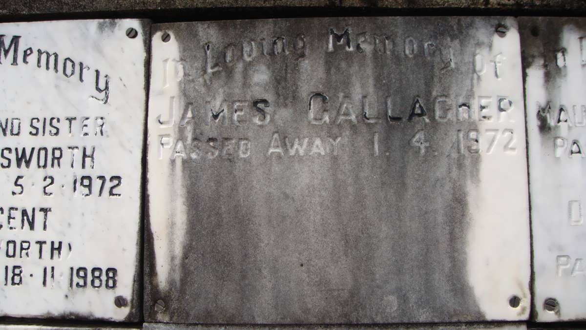 GALLAGHER James -1972