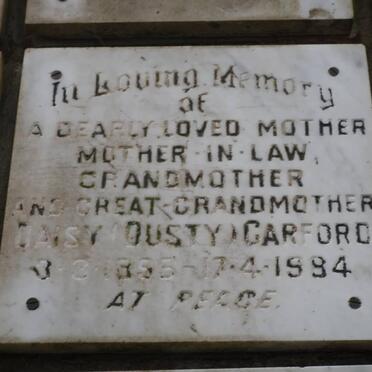 GARFORD Daisy 1955-1984