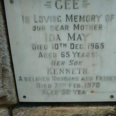 GEE Kenneth -1970 &amp; Ida May -1965
