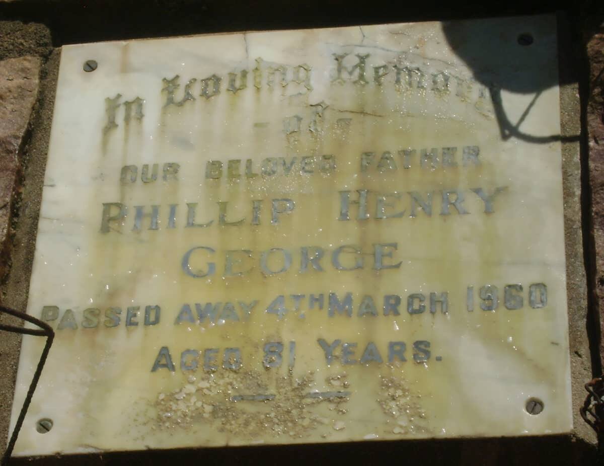 GEORGE Phillip Henry -1960