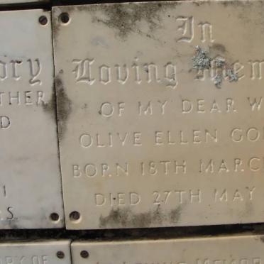 GODDEN Olive Ellen 1910-1971