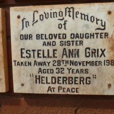 GRIX Estelle Ann -1987