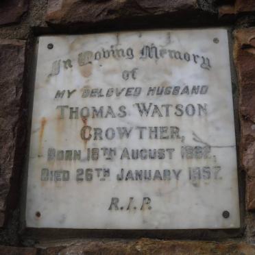 GROWTHER Thomas Watson 1882-1957