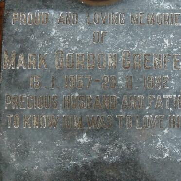 GRENFELL Mark Gordon 1957-1992