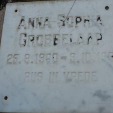 GROBBELAAR Anna Sophia 1900-1991