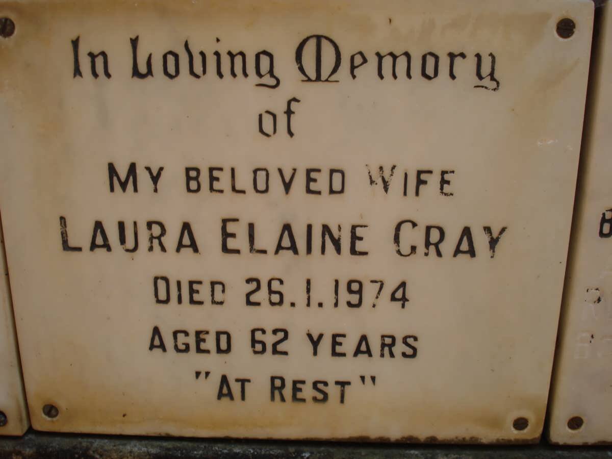 GRAY Laura Elaine -1974