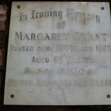 GRANT Margaret -1963