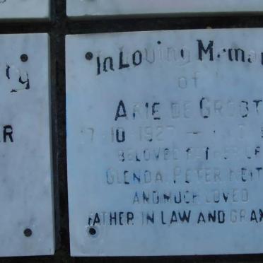 GROOT Arie, de 1927-1987