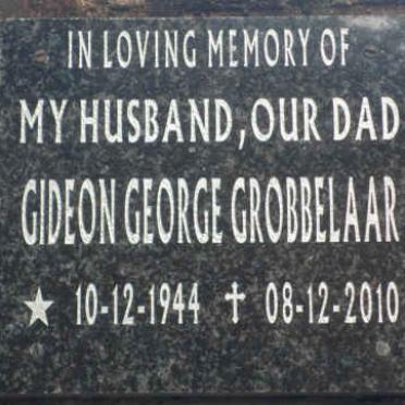 GROBBELAAR Gideon George 1944-2010