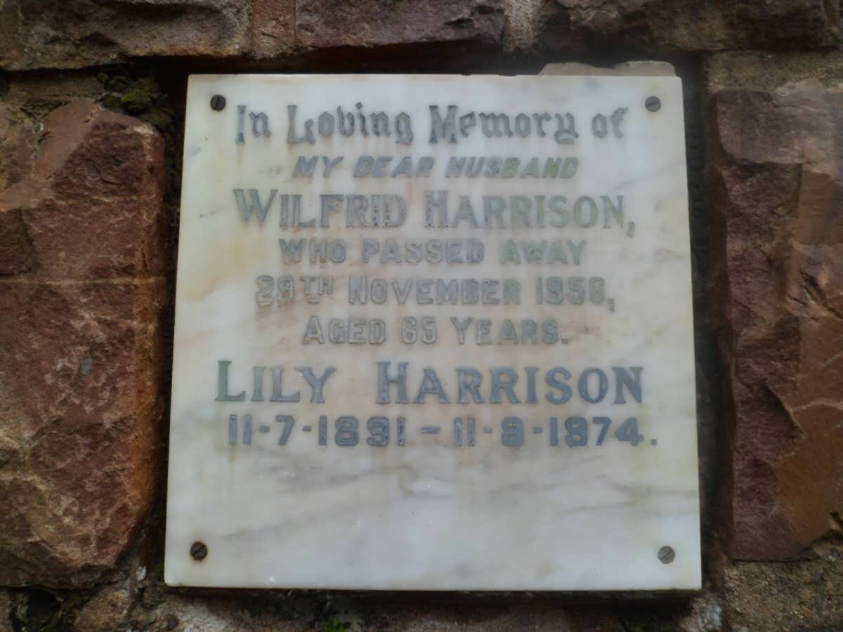 HARRISON Wilfrid -1956 &amp; Lily 1891-1974