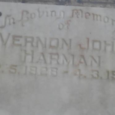 HARMAN Vernon John 1928-1990