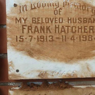 HATCHER Frank 1913-1984