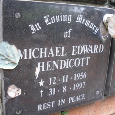 HENDICOTT Michael Edward 1956-1997