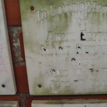 HENFREY Anne Edith Mary -1974