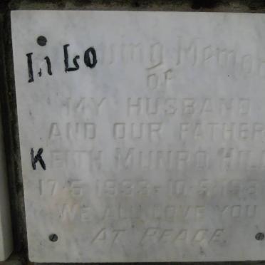 HILLS Keith Munro 1933-1980