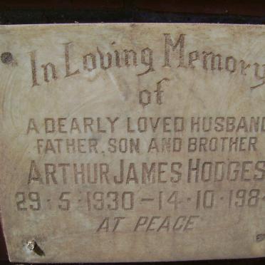 HODGES Arthur James 1930-1984