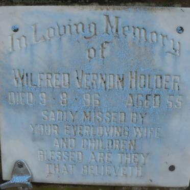 HOLDER Wilfred Vernon -1996