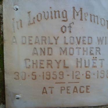 HUET Cheryl 1959-1981