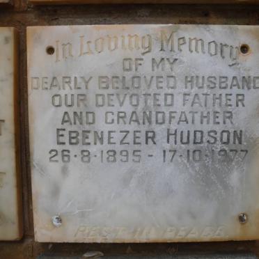 HUDSON Ebenezer 1895-1977