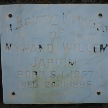JARDIM Wynand Willem 1957-1985