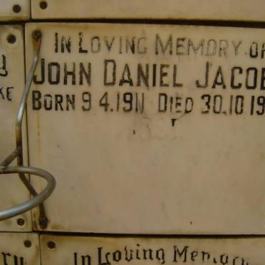 JACOBY John Daniel 1911-1973