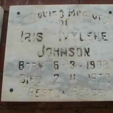 JOHNSON Iris Ivylene 1908-1972